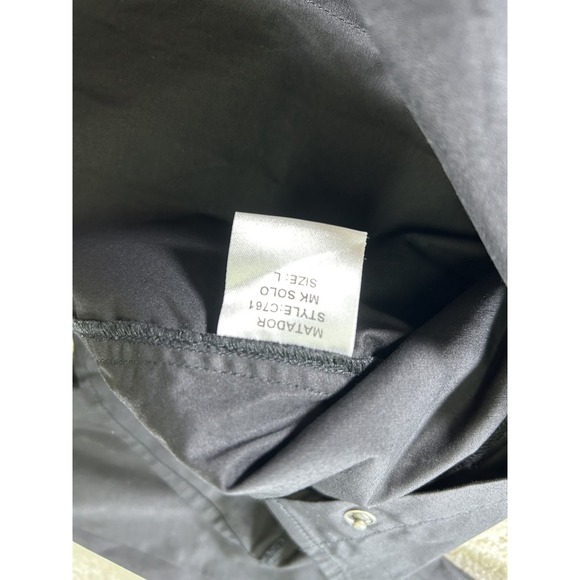 MK Solo Women's Black Large Shirt Beaded Embellished Cotton - Picture 10 of 13